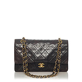 Chanel Classic Medium Lambskin Leather Double Flap Bag