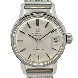 OMEGA Geneva Automatic Silver Dial Automatic Ladies Watch