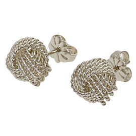 TIFFANY & Co 925 Silver Somerset Twist Knot earring QJLXG-1262