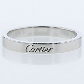 CARTIER 950 Platinum Engraved wedding Ring LXGBKT-1088