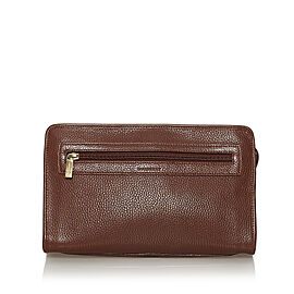 Burberry Leather Clutch Bag