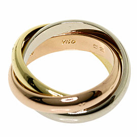 CARTIER K18 Yellow Gold/K18 White Goldx18K Pink Gold Trinity Ring