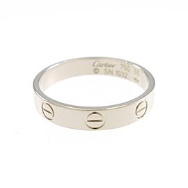 Cartier 18K white Gold Mini Love Ring LXGYMK-217