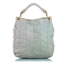 Quilted Lambskin Leather Tote Bag