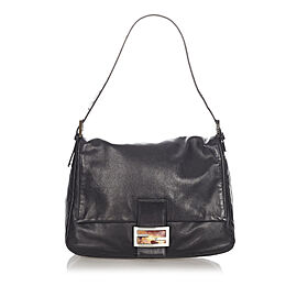 Fendi Mamma Forever Leather Shoulder Bag