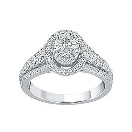 True 1.50 Carat Diamond Engagement Ring in 14K White Gold