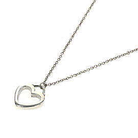 TIFFANY & Co 925 Silver Sentimental heart Necklace LXGBKT-33