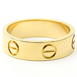 CARTIER 18k Yellow Gold Love Ring LXGoodsLE-106