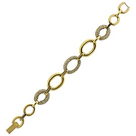 Diamond Gold Link Bracelet by Shawn