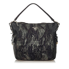 Prada Camouflage Tessuto Gaufre Tote Bag