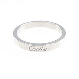 Cartier Engraved de 950 Platinum Ring