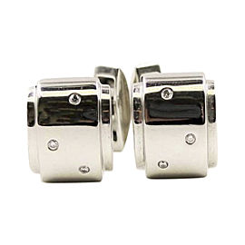 Piaget 18K White Gold Diamond Cufflinks