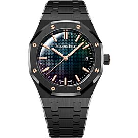 Audemars Piguet 77350CE.OO.1266CE.02.A 34mm Black Ceramic Royal Oak Carolina Bucci