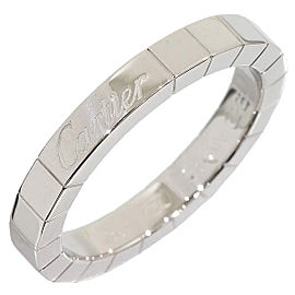 Cartier 18K White Gold Lanier Ring Size 6.25