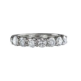 Tiffany & Co. Seven Stone Diamond Platinum Ring