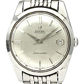 OMEGA Vintage Seamaster Cal 562 Rice bracelet Steel Mens Watch 166.010 LXGoodsLE-304