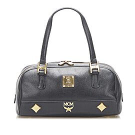 MCM Studded Leather Handbag