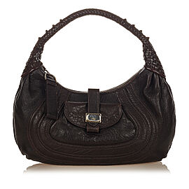 Fendi Spy Leather Handbag