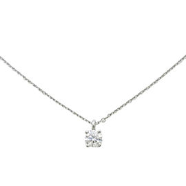 Tiffany & Co. 950 Platinum 0.21ct. Diamond Necklace