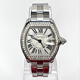 CARTIER ROADSTER Quartz Steel DIAMOND Watch