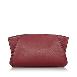 Cartier C de Cartier Leather Clutch Bag