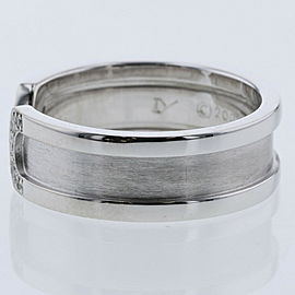 CARTIER 18k White Gold 2C small Ring LXGBKT-853