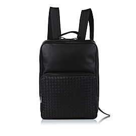 Bottega Veneta Intrecciato Leather Backpack