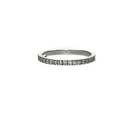 Tiffany & Co. Platinum and 0.36ct Diamond Novo Wedding Band Ring Size 6.5