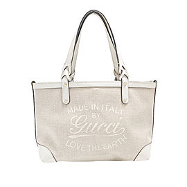 Gucci Craft Canvas Tote Bag