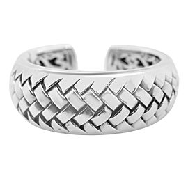 Scott Kay Silver Woven Cuff Bracelet