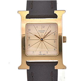 HERMES HH1.201Gold Plated Quartz Watch LXGJHW-493