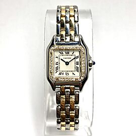 CARTIER PANTHÉRE Quartz 22mm 2 Row Gold 0.33TCW Diamond Watch