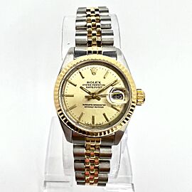 ROLEX Oyster Perpetual DATEJUST Automatic 26mm 2 Tone Watch