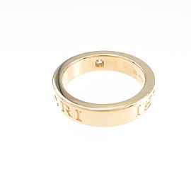 Bvlgari 18k Yellow Gold double Logo Ring LXGYMK-423