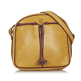 Cartier Must de Cartier Leather Crossbody Bag