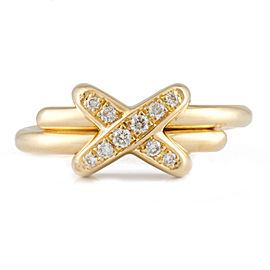 Chaumet 18K Yellow Gold Ring US5.75 EU51 LXKG-668