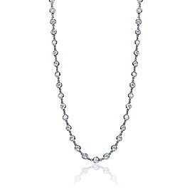 Kora Carat Round Brilliant Diamonds By The Yard Necklace in For Ladies