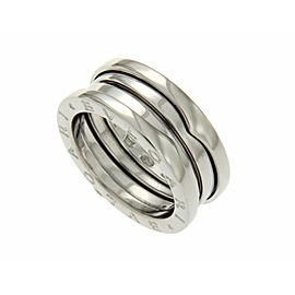 Bulgari B-Zero1 18K White Gold Ring Size 6.25