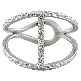 0.10 Carat 14K White Gold Diamond Ring