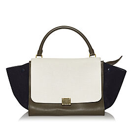 Celine Medium Trapeze Leather Satchel