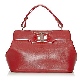 Bvlgari Isabella Rossellini Leather Satchel