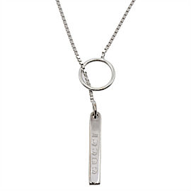 Gucci 18k White Gold Necklace LXGCH-187