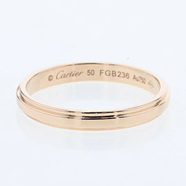 CARTIER 18k Pink Gold Damour Wedding Ring LXGQJ-1278