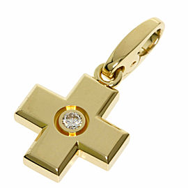 CARTIER 18k Yellow Gold Diamond Pendant LXGQJ-1183