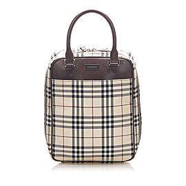 Burberry House Check Canvas Handbag