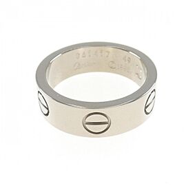 Cartier 18K white Gold Love US 5 Ring E0840