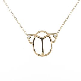 Cartier 18k Yellow Gold Scarabe Necklacec LXGYMK-95