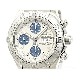 Breitling Chrono Super Ocean Stainless Steel Automatic Mens Watch