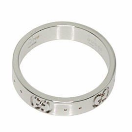 GUCCI 18K white Gold Ring US