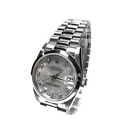 Rolex Datejust Platinum & Diamond 30mm Watch